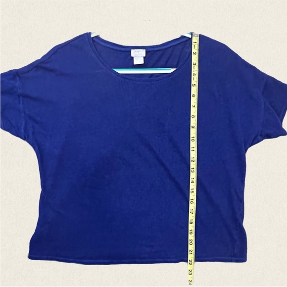 Chico's Linen Short Sleeve Lightweight Shirt. - Picture 4 of 7